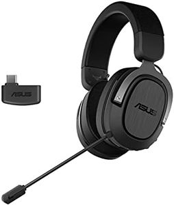 ASUS TUF Gaming H3 Wireless Gaming Headset with 2.4GHz Wireless Connection, Virtual 7.1 Surround Sound, Lightweight design and Copatiable with PC, Playstation 5 and Nintendo Switch