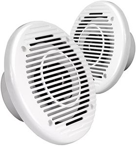 Magnadyne WR85W Marine Waterproof 6 1/2 INCH 2-Way Speaker (Sold as a Pair in White)