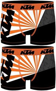 KTM Men's Trunks, Pack of 02 Pk1607, XL