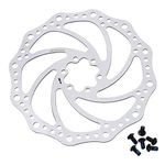 Bynccea 140mm 160mm 180mm 203mm Bike Disc Brake Rotor with 6 Bolts Fit for Road Mountain Bike BMX MTB