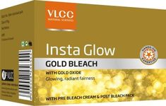 VLCC Insta Glow Gold Bleach with Pre and Post Bleach Pack