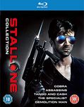 Stallone: The Complete 5 Movies Collection - Cobra + Assassins + Tango and Cash + The Specialist + Demolition Man (5-Disc) (Uncut | Special Collector's Edition | Slipcase Packaging | Region Free Blu-ray | UK Import) - Incl. Free Collectible Paperback Book of The Inherent Genius of Sylvester Stallone: Hollywood's Most Under Appreciated Writer by Travis Cody