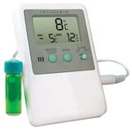 Digi-Sense Calibrated Fridge/Freezer Digital Thermometer, 5 ml Bottle Probe