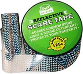 De-Bird Scare Tape, 125 ft Reflective Bird Deterrent, Dual Sided for Outdoor, Pigeon Control, Easy Install Tape for Garden and Patio