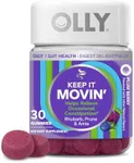 OLLY Keep it Moving Constipation Relief, Rhubarb, Prunes, Amla - Plum Berry Flavor - 30ct