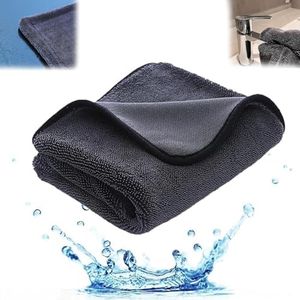 Magicwipe XXL Bathroom Drying Cloth, Magicwipe Drying Cloth, Shiny Wipes Shower Cleaning Cloths for Car Detailing, Kitchen, Window Cleaning Cloth (40 * 60cm / 15.75 * 19.69in,2PCS)