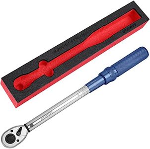 UYECOVE 1/2-Inch Drive Click Torque Wrench, Torque Wrench 1/2 Drive 10-160FT.LB/13.6-217N.M with a XIPE Storage Tray, Blue