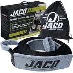 JACO Superior Products TowPro Recovery Tow Strap (3 in x 30 ft) | 4x4 Trail Rated | AAR Certified Break Strength (31, 518 lbs) | Heavy Duty Off Road Recovery Strap with Closed Loops