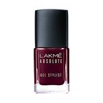 LAKMÉ Absolute Gel Finish Stylist Shimmery Nail Color|| Vineyard|| 12Ml