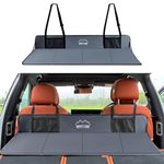 ONTYZZ Car Rear Seat Mattress Extension Plate Foldable Car Back Seat Extender Increase Trunk and Car Bed Camping Space for SUV Truck Tesla and Other Electric Cars