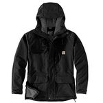 Carhartt Men's Super Dux Relaxed Fit Insulated Traditional Coat, Black, L