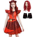 Girl Princess Costume Dress Up for Kids Halloween Cosplay Outfits 5-10 Years