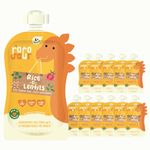 Rorosaur Baby Food - Lentils, Rice with Veggies, Ready to Eat Cereal & Porridge for Little One | Rich in Vitamins, Minerals & Proteins | No Added Sugar/Salt, Preservatives - Pack of 12 (100gms each)