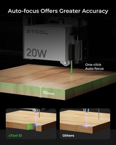 xTool S1 20W Laser Engraving Machine – High Precision Cutter