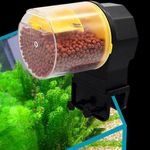 VAYINATO® Aquarium Fish Tank Automatic Plastic Fish Food Feeder with Free 2 Dispenser 50G/100G | Random Colour (Pack of 1) by Petzlifeworld