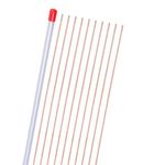 16" Copper Solder, 10 Sticks Phosphor Copper Brazing Rods,Low Temperature Self Fluxing Welding Rods for Hvac Refrigerator，Oven，Copper Pipes