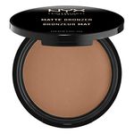 NYX Professional Makeup Matte Body Bronzer, Pressed Powder, Shimmer Free, Vegan Formula, Dark Tan