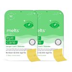 Wellbeing Nutrition Melts Eye Care Vitamins | Prevents Blue Light Damage, Glare Sensitivity & Digital Strain Guard with Lutemax® 2020 (Lutein + Zeaxanthin), Bilberry, Beetroot (60 Oral Strips)