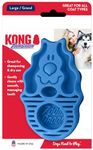 KONG - Zoom Groom Dog Brush, Groom and Massage While Removing Loose Hair and Dead Skin - Blue