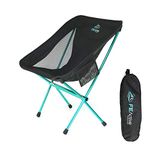 FE Active Folding Camping Chair - Compact, Lightweight & Portable Outdoor Chair. Great Camping Chairs for Adults & Kids. Ideal Travel, Backpacking, Fishing & Beach Gear | Designed in California, USA