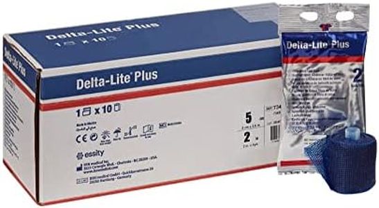 BSN Medical 7345820 DELTA LITE Cast Tape, 2" x 4 Yard Size, Dark Blue, Pack of 10,DarkBlue