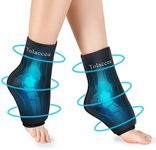 Ankle Foot Ice Pack Wrap for Injuries, Reusable Gel Ice Pack for Hot & Cold Therapy, Cold Therapy Compression Sleeve for Achilles Tendonitis,Plantar Fasciitis,Swelling,Sprained,Pain Relief