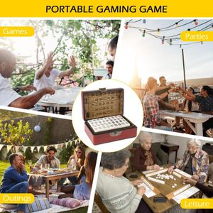 Dyna-Living Mini Mahjong Set – Portable Travel Game
