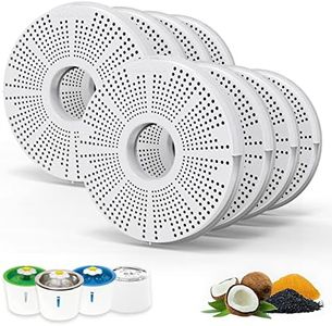 SAMANIJA 8-Pack Filters, Compatible with Catit Flower Fountains Water Fountain Filter Replacement