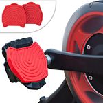 Pedals for Regular Shoes Compatible with Peloton Bike & Bike Plus, Pedal Converter Replacement Extra Large, Non-Slip Flat Platform Clipless Adapter, Accessories for Exercise & Stationary Bicycle