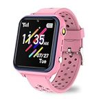 Retysaz Kids Smart Watch 16 Game Smart Watch for kids Phone Fashion Smartwatches for Children 3-14 Great Gifts To Girls Boys Electronic Learning Toys (Pink)