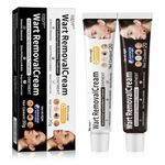 2PCS Wart Remover Cream Day and Night Use, Mole & Verruca Removal Cream, Skin Tag Remover Kit, Natural Wart Mole Remover for All Skin Types