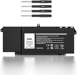 IBATTS 7FMXV 63Wh Replacement Laptop Battery for Dell Latitude 5320 7320 7420 7520 Series, Compatible with P133G P134G P135G P136G P138G P139G P110F TN2GY 9JM71 4M1JN 1PP63,15.2V 3941mAh