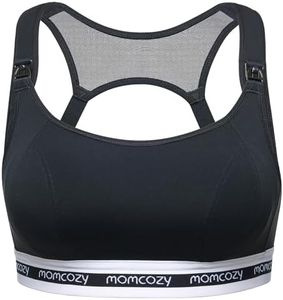momcozy FB011 - Poitrine d'allaitement de Sport à Faible Impact - Soutien pour la Grossesse et l'allaitement - Rembourrée - sans Fil
