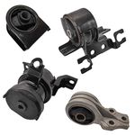 4pc Motor Mounts - Compatible with 2005-2012 Ford Escape (2.3L, 2.5L, and 3.0L V6) - Full Set Engine Mounts