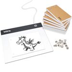 Mlife Flip Book Kit - A5 LED Light Box for Drawing and Tracing & 300 Sheets Animation Paper with Binding Screws for Flip Books A5 Flipbook Kit