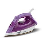 T-fal Steam Essential Plus Ceramic Soleplate Steam Iron for Clothes Eco-Friendly with Steam Trigger 1200 Watts Ironing, Programmable Steaming, Purple