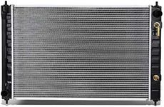 DNA Motoring OEM-RA-13039 1-Row OE Style Aluminum Core Radiator Compatible with 09-14 Murano / 11-16 Quest, 26-7/16" W X 18-1/16" H X 1" D, 1-3/8" Inlet, 1-3/8" Outlet