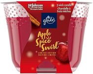 Glade Scented Candle, Apple Cinnamo