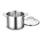 Cuisinart 6-Quart. Stockpot w/Cover, Stainless Steel