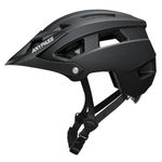 Bike Helmet Men Women, Lightweight MTB Cycle Helmet with Detachable Visor, Adjustable Mountain Road Bicycle Helmet with Dial Fit, Safety Certified Cycling Helmet for Adult Youth
