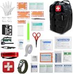 Surviveware 200 Pcs Waterproof Premium Survival First Aid Kit - Survival Emergency Preparedness for Travel Camping Gear, Survival Kit and Outdoor Emergencies - HSA & FSA Eligible Survival Kit