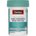 Swisse Fish Oil with 1500mg Omega 3 In One Capsule (Only One Capsule Per Serving) Manufactured In Australia, Highest Omega-3 Content In One Capsule - 40 Days Pack