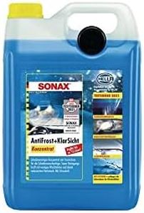 SONAX Lave glace antigel concentré (5 L) convient pour les gicleurs en éventail avec parfum citron | Réf: 03326020