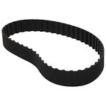 Fielect 187L Timing Belt Synchronous Closed Loop Belt Timing Pulley Belt for 3D Printer, 20mm Width, 9.525mm Pitch, 476.25mm Length, 50 Teeth, Black Rubber