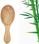 YQkangzhu Bamboo Paddle Hair Brush,