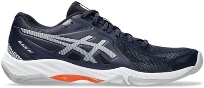 ASICS Men's Blade FlyteFoam Squash Shoes, Midnight/White, 9