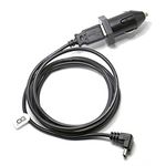 EDO Tech® 5 Ft Mini USB Charging Cable Power Cord & Ultra Compact Car Charger Adapter for Garmin Nuvi Streetpilot Zumo Sat Nav GPS