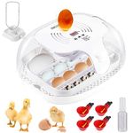 Egg Incubators 16-32 Egg Incubators for Hatching Eggs with Automatic Egg Turning, Temperature & Humidity Control, Auto Water Adding, LED Egg Candler, 360°View for Hatching Chicken Quail Duck Bird