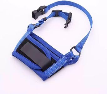 New 2025 Dog Muzzle for Small Dogs, Soft Material with Reflective & Adjustable Strap, Breathable Mouth Guard for Biting Chewing Grooming, Allow Panting Drinking, Prevent Biting (Blue, XL Size)