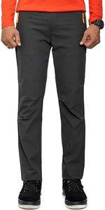 GOKYO Men Kalimpong Trekking High Rise Pant Ultralight Stretch - Ripstopultralight Quick Dry Fabric With High Stretch & Durablity Ripstop -Grey-32